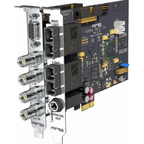 RME HDSPe MADI FX.